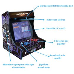 Arcade Bartop “Spider” Pantalla 19″ 2 Jugadores +6000 juegos Alpha Fight 3721
