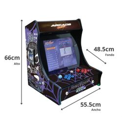 Arcade Bartop “Spider” Pantalla 19″ 2 Jugadores +6000 juegos Alpha Fight 3721
