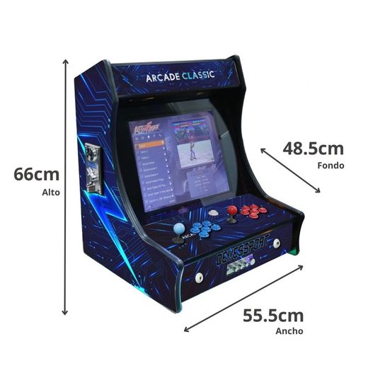Arcade Bartop “Thunder” Pantalla 19″ 2 Jugadores +6000 juegos Alpha Fight 3720