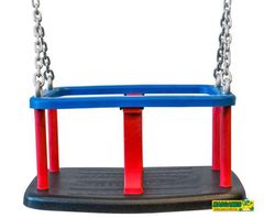Asiento de bebe caucho MASGAMES INOX uso publico Horeca MA512450