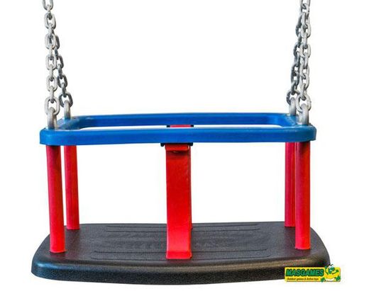 Asiento de bebe caucho MASGAMES INOX uso publico Horeca MA512450
