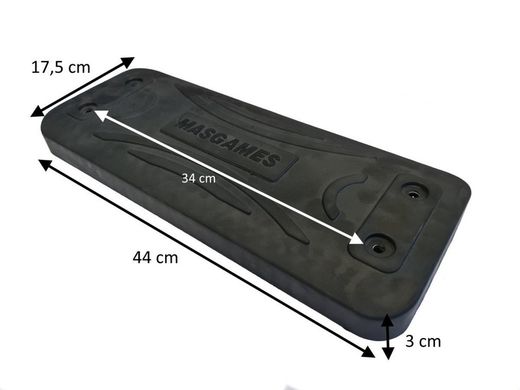 Asiento de caucho con cadenas MASGAMES CLASSIC INOX uso comercial Horeca MA512400