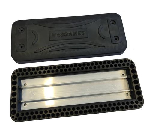 Asiento de caucho con cadenas MASGAMES CLASSIC INOX uso comercial Horeca MA512400