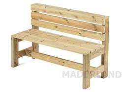 Banco de Madera LISBOA M40100 100x40x45 cm
