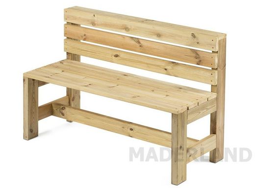 Banco de madeira LISBOA M40100 100x40x45 cm