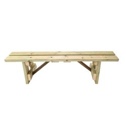 Banco de madera MASGAMES ZURICH MA500028 uso publico Horeca