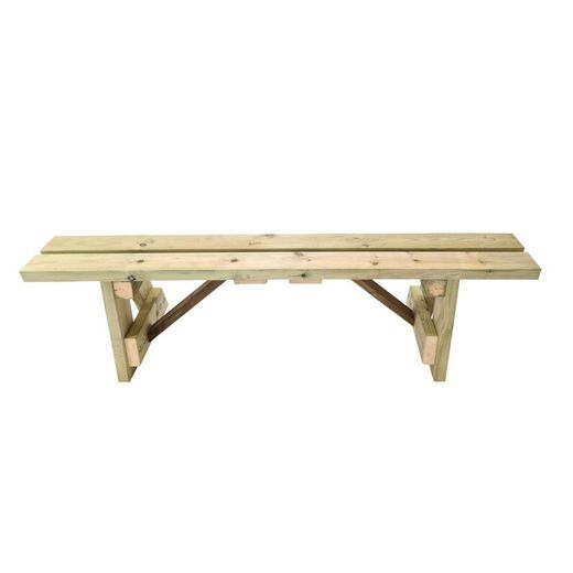Banco de madera MASGAMES ZURICH MA500028 uso publico Horeca