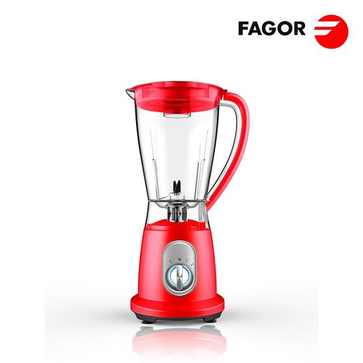 Batidora de vaso 600w color rojo. Capacidad 1,5 l .FAGOR