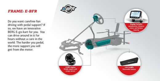 BERG RACE GTS E-BFR elétrico XXL