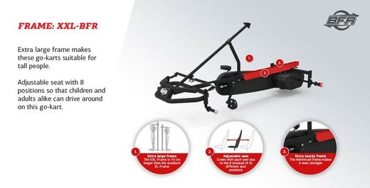 BERG RACE GTS E-BFR elétrico XXL