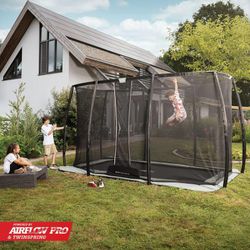 BERG Ultim Champion 410 Flatground GREY + Safety Net Deluxe XL até 120 kg