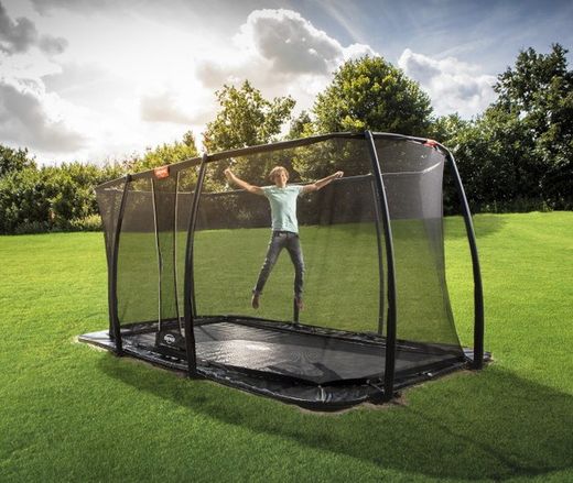BERG Ultim Elite Flatground 500 GREY + Safety Net Deluxe XL até 120 kg