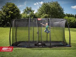 BERG Ultim Elite Flatground 500 GREY + Safety Net Deluxe XL até 120 kg