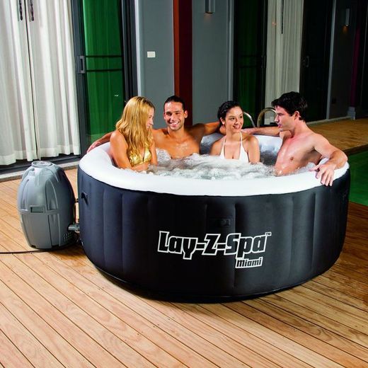 Bestway Lay -Z Spa MIAMI 180 x 65 cm + depuradora + cobertor 54123