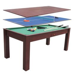 Billar + Mesa multijuego 3 en 1 PL0346