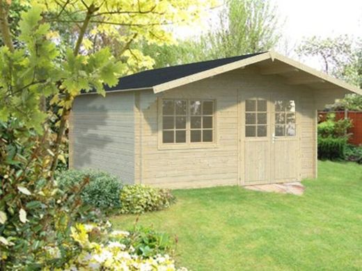 Cabaña de madera Palmako britta 17.5 m2 446 x 446 cm fr40-4545 102252