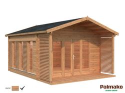 Cabaña de madera PALMAKO CATHERINE 14.5 m2 534 x 450 cm FR44-4141-6 109887