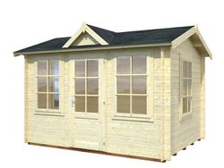 Cabaña de madera Palmako claudia 7.4 m2 340 x 260 cm frbd28-3426 101753