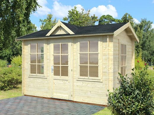 Cabaña de madera Palmako claudia 7.4 m2 340 x 260 cm frbd28-3426 101753