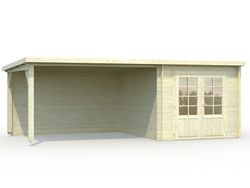 Cabaña de madera Palmako ella 6.9 + 10.0 m2 610 x 320 cm frb28-5930 101607