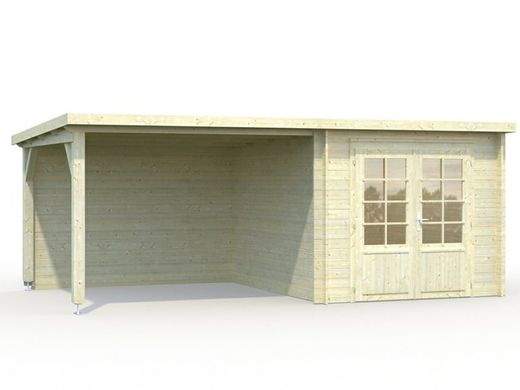 Cabaña de madera Palmako ella 6.9 + 8.2 m2 550 x 320 cm frb28-5330 101595