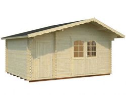 Cabaña de madera Palmako emma 14.2 m2 470 x 350 cm suelo incluido fr34-4735 102339