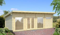 Cabaña de madera Palmako heidi 22.8 m2 840 x 320 cm pm70-8239  106381