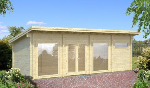 Cabaña de madera Palmako heidi 22.8 m2 840 x 320 cm pm70-8239  106381