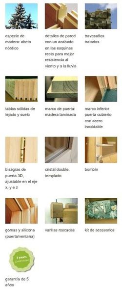 Cabaña de madera Palmako heidi 22.8 m2 840 x 320 cm pm70-8239  106381
