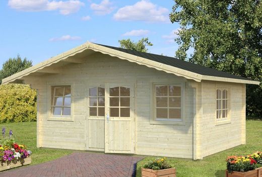 Cabaña de madera Palmako helena 18.6 m2 530 x 410 cm fr70-5341 102511