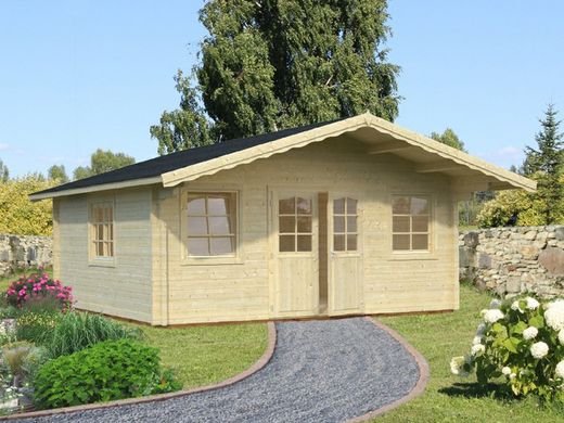 Cabaña de madera Palmako helena 24.6 m2  530 x 530 cm  fr70-5353 102515