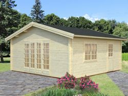 Cabaña de madera Palmako irene 27.7 m2 560 x 560 cm frk70-5656 102375