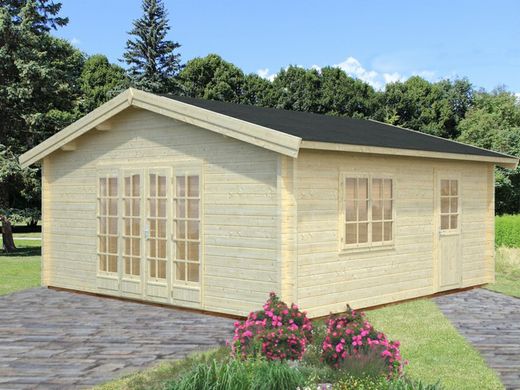 Cabaña de madera Palmako irene 27.7 m2 560 x 560 cm frk70-5656 102375
