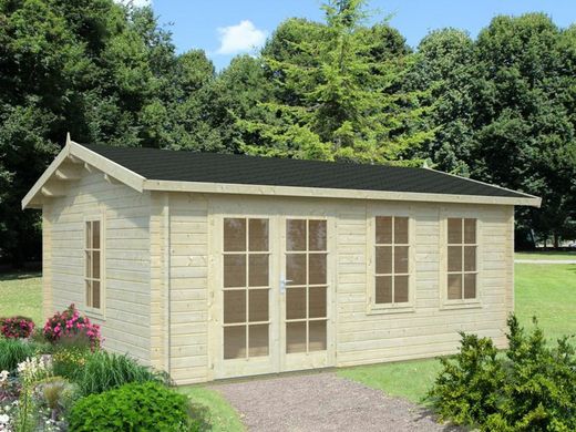 Palmako Iris Log Cabane 19,1 m2 530 x 410 cm FRG44-5341-2 102214