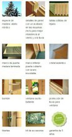 Cabaña de madera Palmako klara 17.0 m2 504 x 380 cm fr28-5038-2 102130