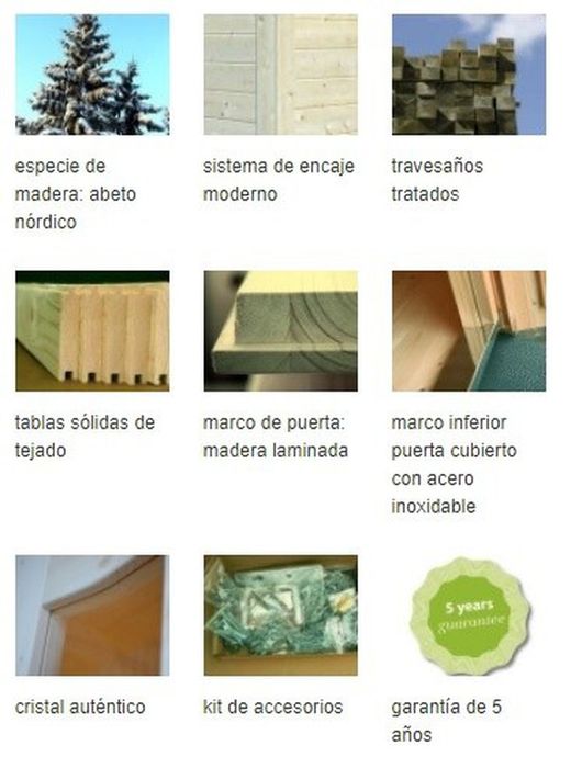 Cabaña de madera Palmako lara 8.4 + 5.9 m2 587 x 250 cm fr28-5925  101603 sin suelo