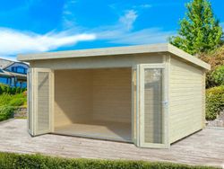 Cabaña de madera Palmako lea 14.2 m2 470 x 350 cm fr4-4735 101728 ¡¡ calidad garantizada!!