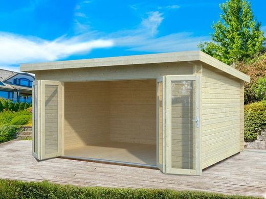 Cabaña de madera Palmako lea 14.2 m2 470 x 350 cm fr4-4735 101728 ¡¡ calidad garantizada!!