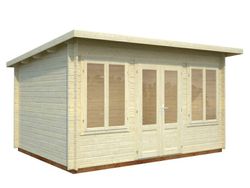 Cabaña de madera Palmako lisa 11.5 m2 420 x 320 cm fr34-4232 102281