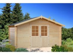 Cabaña de madera Palmako lotta 13.9 m2 400 x 400 cm fr34-4040-4 101694