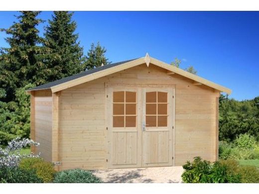 Cabaña de madera Palmako lotta 13.9 m2 400 x 400 cm fr34-4040-4 101694