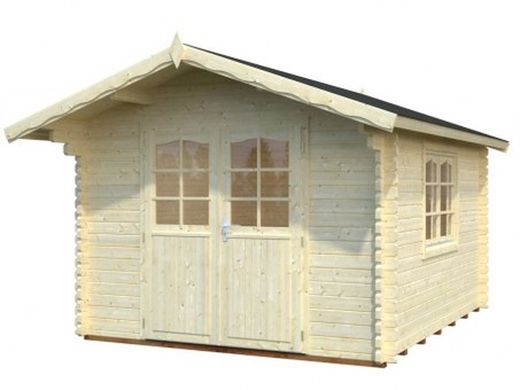 Cabaña de madera Palmako sally 10.2 m2 320 x 380 cm + SUELO INCLUIDO fr44-3238 102270