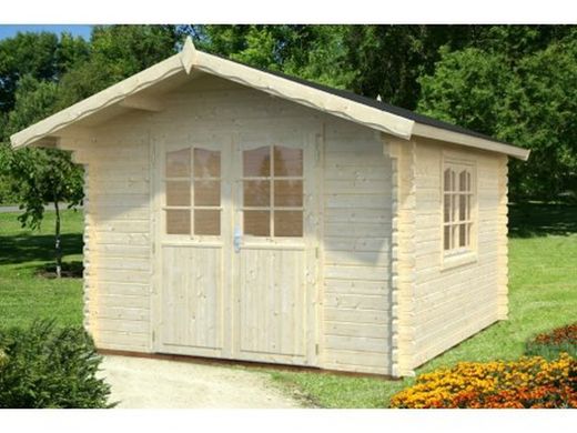 Cabana de madeira Palmako sally 10,2 m2 320 x 380 cm fr44-3238 102270