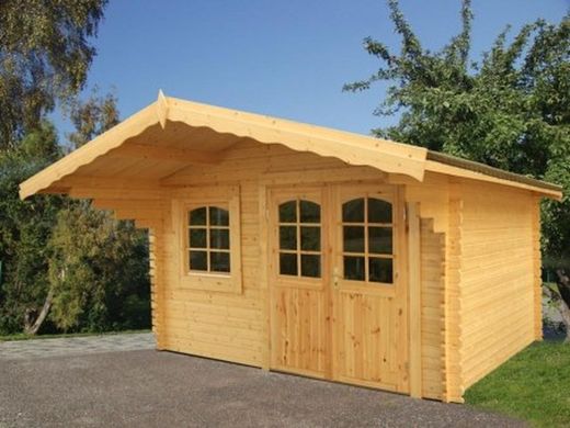 Cabaña de madera Palmako sally 12.3 m2 380 x 380 cm fr44-3838 102083