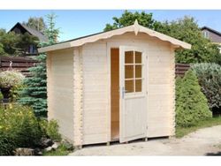 Cabaña de madera Palmako vivian 3.8 m2 220 x 220 cm fr28-2222 101314