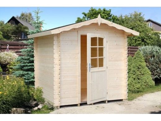 Cabaña de madera Palmako vivian 3.8 m2 220 x 220 cm fr28-2222 101314