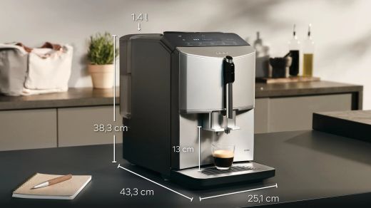 Cafetera superautomática, EQ300, Acero inoxidable metálico TF303E07 SIEMENS - ¡¡OFERTA SOLO RECOGIDA EN TIENDA DE IRUN!!