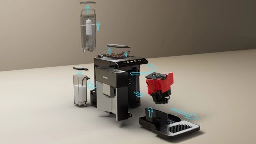 Cafetera superautomática, EQ500 integral, Plateado claro, Negro TQ513R01 SIEMENS - ¡¡OFERTA SOLO RECOGIDA EN TIENDA DE IRUN!!
