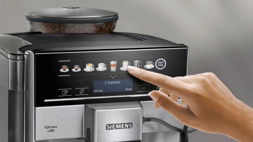 Cafetera superautomática SIEMENS TE655203RW EQ6 plus s500 Negro y gris - ¡¡OFERTA SOLO RECOGIDA EN TIENDA DE IRUN!!