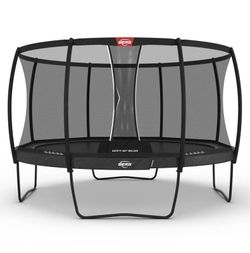Cama elástica BERG Champion + Red Seguridad DELUXE DLX XL 430 cm Grey Levers - peso 120-600 kg BE35.44.89.00